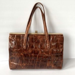 Vintage Furla genuine leather shoulder bag